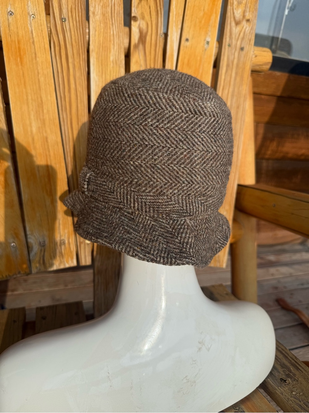 Pendleton Wool Herringbone hat Mefium